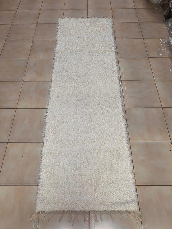 Long Haired Creamy Runner - Handmade - Reversible