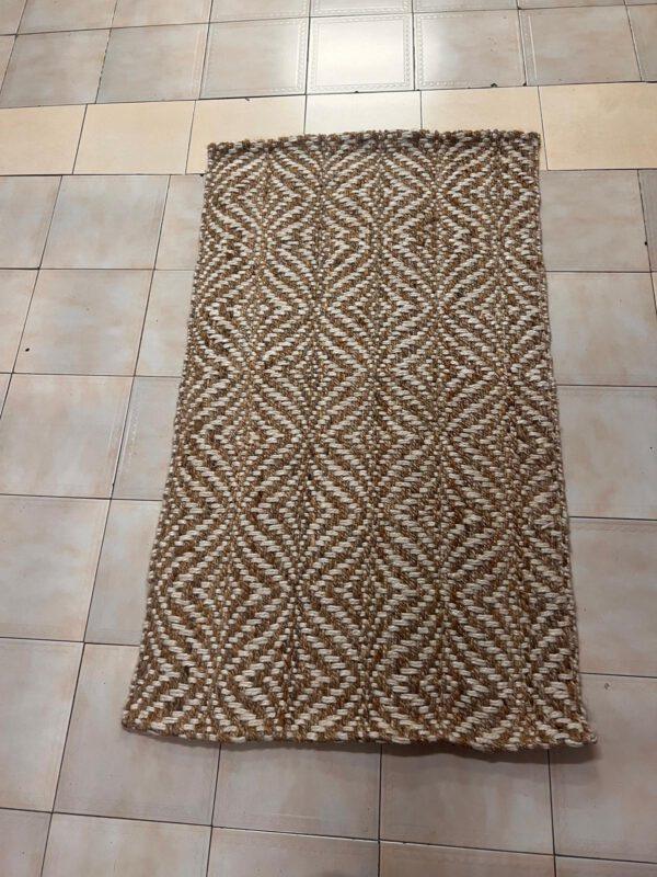 Brown & White Jute Alpujarra Rug - Not Reversible
